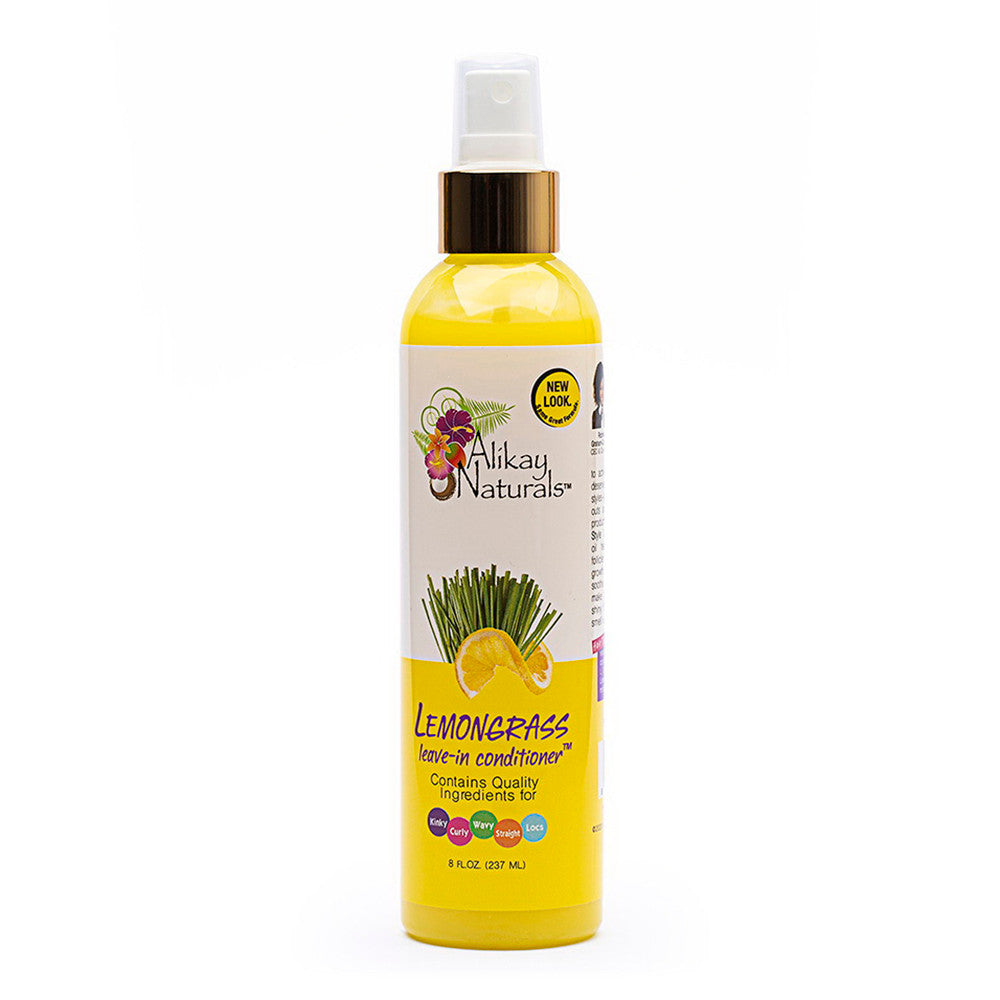 Alikay Naturals Lemongrass Leave-In Hair Conditioner, 8 Oz